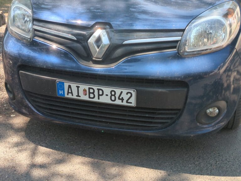 Auto is ingeschreven