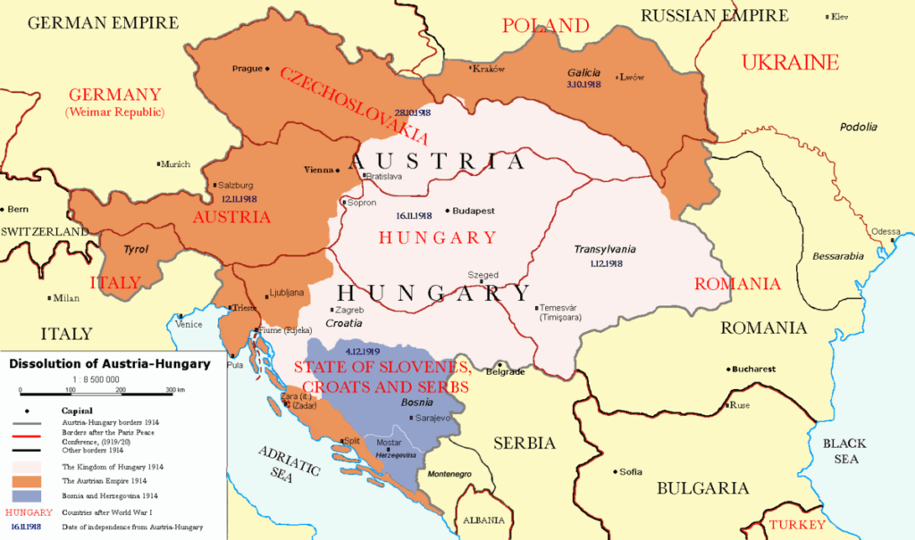 Dissolution of Austria Hungary