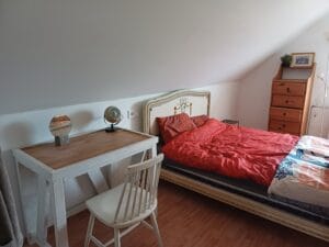 Bed en bureau