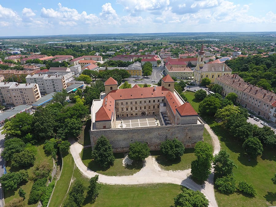 Thury-vár légi foto